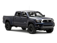 Raxiom 12-15 Toyota Tacoma Axial Series Headlights w/ LED Bar- Black Housing (Clear Lens)