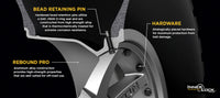 ICON Rebound Pro 17x8.5 / 5x5.5 / 0mm / 4.75in BS Titanium Wheel