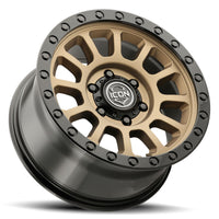 ICON Hulse 18x9 / 6x5.5 / 0mm / 5in BS Satin Bronze w/ Gloss Black Lip