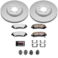Power Stop 06-11 Honda Ridgeline Front Z36 Coated Truck & Tow Brake Kit