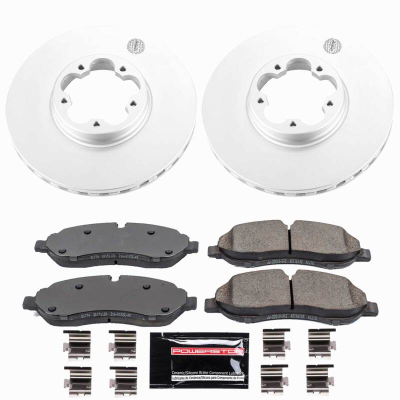 Power Stop 15-19 Ford Transit-350 HD Front Z23 Coated Brake Kit