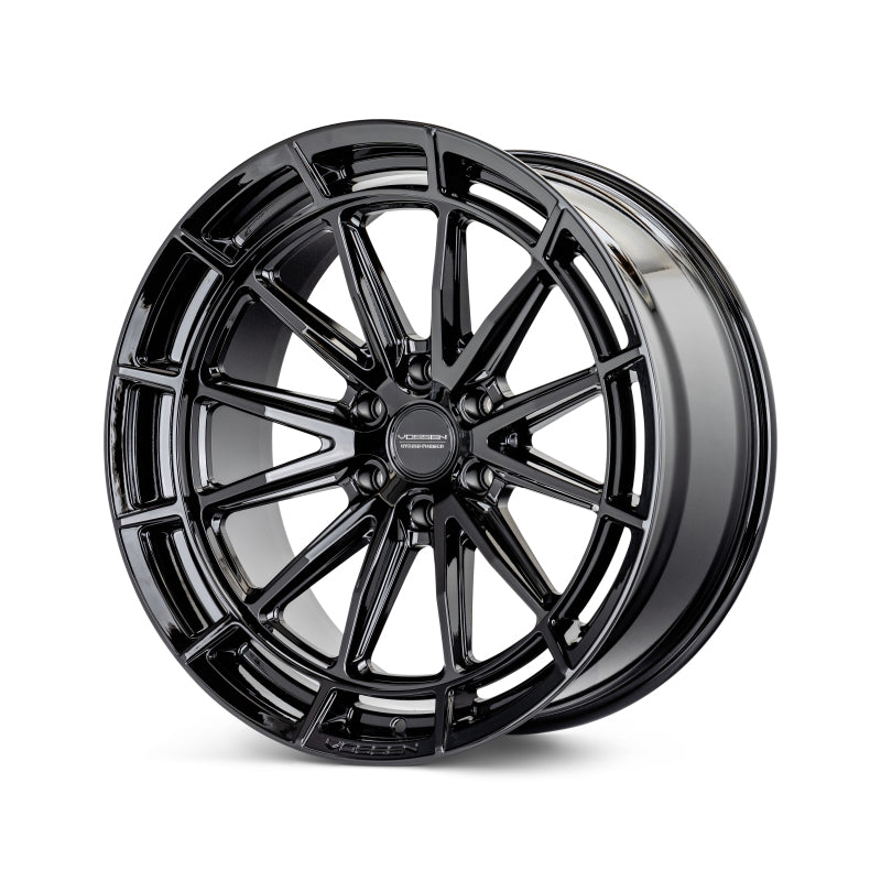 Vossen HFX-5 24x12 / 8x180 / ET44 / 124.3 / Ultra Deep - Gloss Black Wheel
