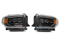 Raxiom 14-21 Toyota Tundra CXR Series LED Headlights- Black Housing- Clear Lens