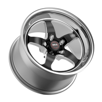 Weld S71 18x9 / 5x114.3 / 6.7 BS / 3.18 HB - Black Center - Polished Shell - Non-BL Wheel