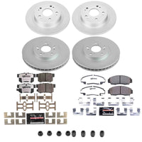Power Stop 06-07 Honda Accord Front and Rear Z26 Coated Brake Kit