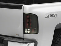 Raxiom 07-13 Chevrolet Silverado 1500 LED Tail Lights- Black Housing (Clear Lens)