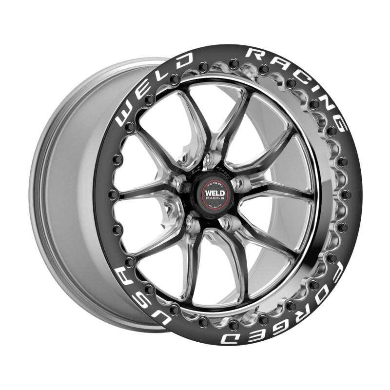 Weld RT-S S85 17x11 / 5x115 BP / 5.8 BS Black Wheel (Med Pad) - Single Beadlock 3.18 ID
