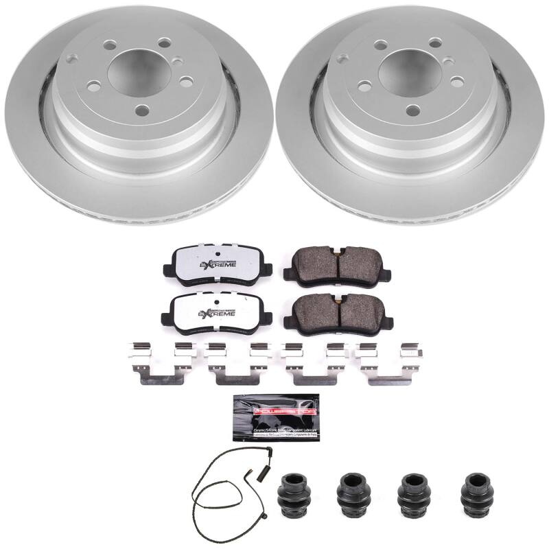 Power Stop 06-12 Land Rover Range Rover Rear Z36 Coated Truck & Tow Brake Kit