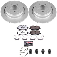 Power Stop 06-12 Land Rover Range Rover Rear Z36 Coated Truck & Tow Brake Kit