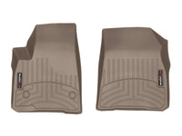 WeatherTech 2017+ Cadillac XT5 Front FloorLiner - Tan