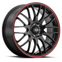 Maxxim Maze 18x7.5 10x110/115 ET45 Black/Red Stripe