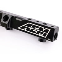 AEM 90-93 Accord DX/LX/SE/EX & 92-01 Prelude S/Si/Si VTEC Black Fuel Rail