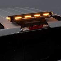 Putco 24In Universal 24In Tri Color Hornet Light (Amber/Blue/White) - LED Stealth Rooftop Strobe Bar