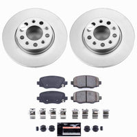 Power Stop 16-23 Fiat 500X Rear Z23 Coated Brake Kit