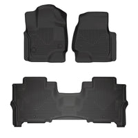 Husky Liners 18-24 Lincoln Navigator WeatherBeater Front & 2nd Row Floor Liners - Black