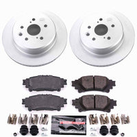 Power Stop 16-17 Lexus GS200t Rear Z23 Coated Brake Kit