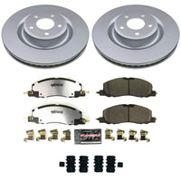 Power Stop 20-25 Ford Explorer Front Z36 Coated Truck & Tow Brake Kit