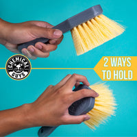 Chemical Guys Stiffy Brush For Carpets & Durable Surfaces - Yellow