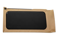 Bestop 18-26 Jeep Wrangler JL Oe JL Replacement Windows (Quarter Left Hand 2-Door Tan Twill Tinted)