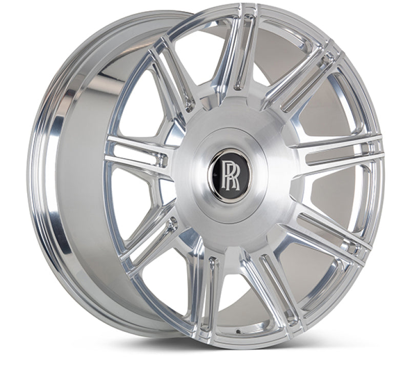 Vossen x Novitec SP2 22x10 5x120 BP ET22 Brushed Gloss Clear Rolls-Royce Phantom 1st Gen Front Wheel