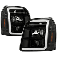 Spyder 07-14 GMC Yukon High-Power LED Headlights - Black (PRO-YD-GY07V2PL-BK)
