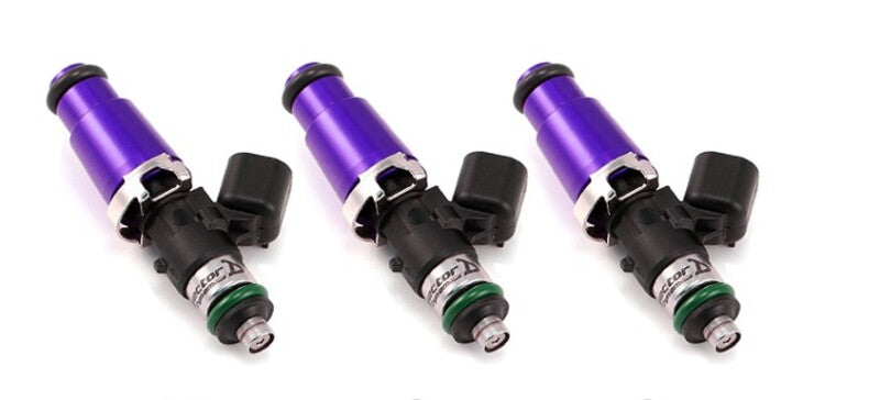 Injector Dynamics 2600-XDS Injectors - 60mm Length - 14mm Top - 14mm Lower O-Ring (Set of 3)