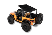 Bestop Trektop Glide Slantback for 18+ Jeep Wrangler JL (Black Diamond)