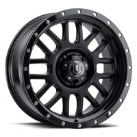 ICON Alpha 20x9 / 6x5.5 / 16mm / 5.625in BS Gloss Black Wheel