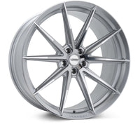 Vossen HFX-2 23x11 - 5x112 - ET14 - Super Deep - 66.5 - Silver Polished Wheel