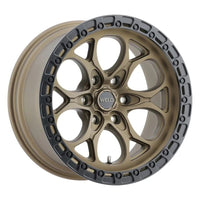 Weld Ledge 6 18x9 / 6x135 / ET 00 / BS 5.00 - Satin Bronze w/ Satin Black Ring