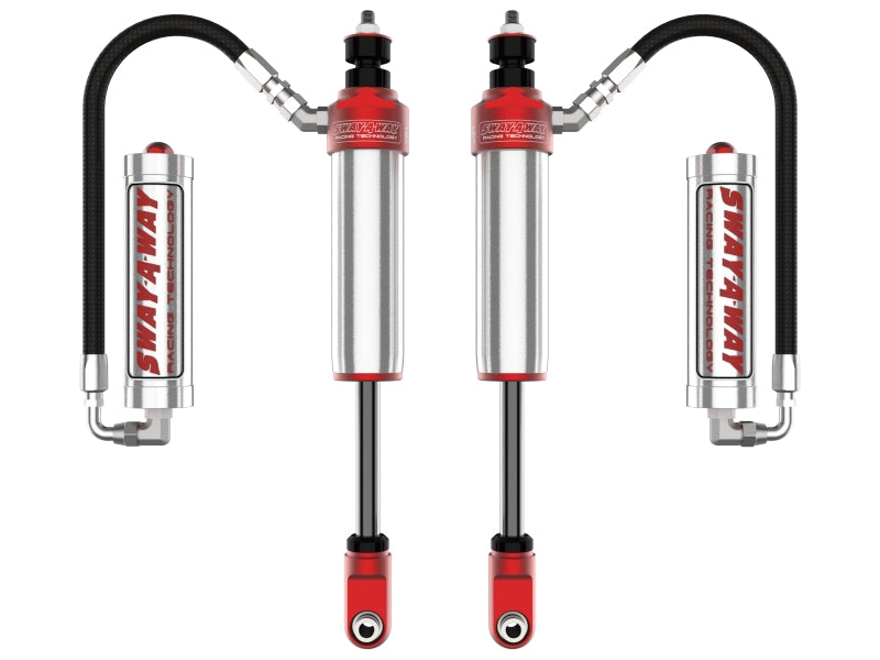 aFe Sway-A-Way 2.5 Front Shock Kit w/Remote Reservoirs for 0-1.5 IN Lifts Ford F-250/F-350 17-24 4WD