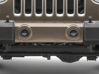 Raxiom 07-18 Jeep Wrangler JK V2 LED Switchback Fog Lights with Amber Turn Signal and Halo Rings