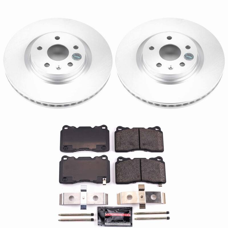 Power Stop 14-17 Buick Regal Front Z23 Coated Brake Kit