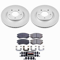 Power Stop 06-10 Hyundai Sonata Front Z23 Coated Brake Kit