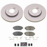 Power Stop 19-25 Mazda 3 Front Z23 Coated Brake Kit