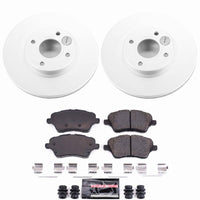 Power Stop 14-19 Ford Fiesta Front Z23 Coated Brake Kit