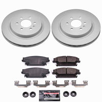 Power Stop 04-09 Cadillac SRX Rear Z23 Coated Brake Kit