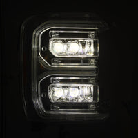 AlphaRex 2023 Ford F250-F450SD  Luxx Series LED Proj Hdlights/ Chrome Activation Lt/ Seq Signal/DRL