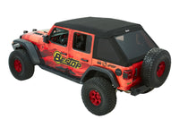 Bestop 18-26 Jeep Wrangler JL 4-Door Trektop Ultra (Premium Black Twill)