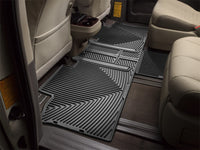 WeatherTech 11+ Toyota Sienna Rear Rubber Mats - Black