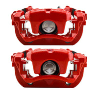 Power Stop 21-24 Toyota Venza Rear Red Caliper w/Bracket (Pair)