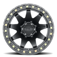 Method MR108 17x9 -44mm Offset 8x170 130.81mm CB Matte Black w/BH-H24 Wheel
