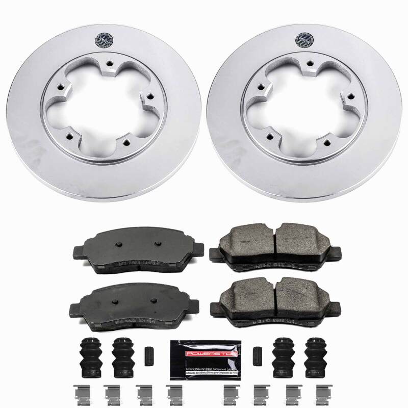 Power Stop 15-19 Ford Transit-150 Rear Z23 Coated Brake Kit