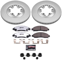 Power Stop 04-08 Chevrolet Colorado Front Z36 Coated Truck & Tow Brake Kit