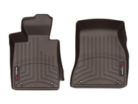 WeatherTech 2017+ BMW 5-Series Front FloorLiner - Cocoa (xDrive Only - Does Not Fit RWD)