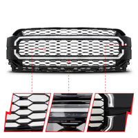 ANZO 21-23 Ford F150 Black Housing Full LED Light Tube Front Grille