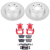 Power Stop 04-08 Acura TL Rear Z23 Coated Kit w/Powder Coated Calipers