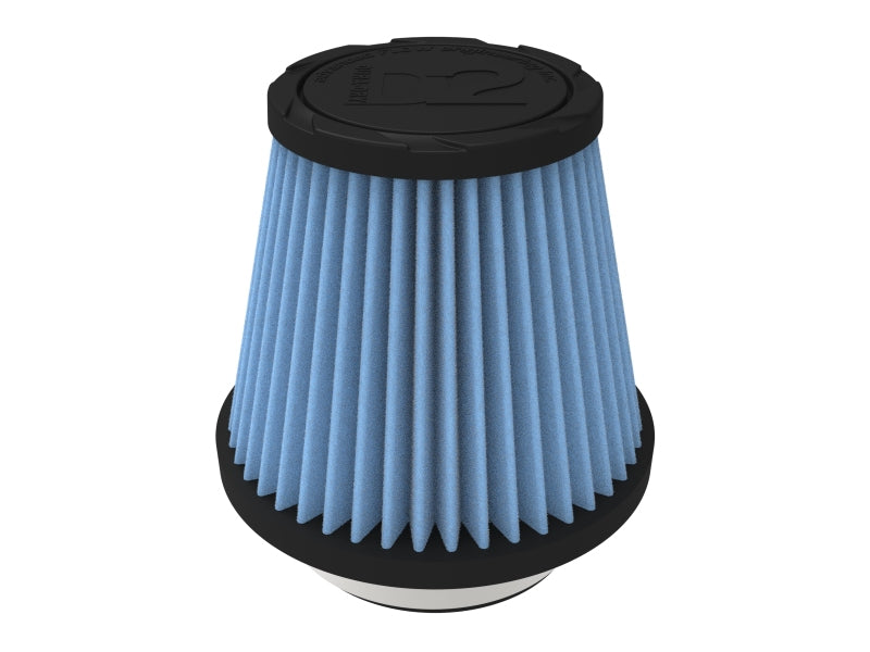aFe POWER Universal Clamp-On Air Filter w/ D2 Dura-Dry Media - 3-1/2in F x 6in B x 4in T x 5in H
