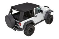 Bestop 07-18 Jeep Wrangler JK 2-Door Trektop Pro (Premium Black Twill)
