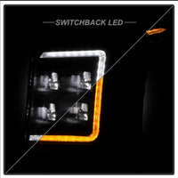 Spyder Apex 15-20 GMC Yukon High-Power LED Module Headlights - Black (PRO-YD-GY15HALAP-SBSEQ-BK)